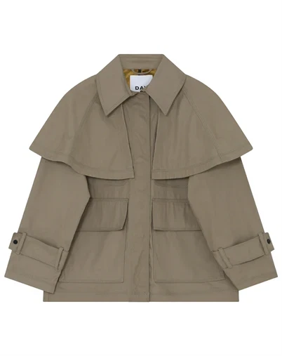 Day Birger et Mikkelsen - Amira Heavy Cotton Jakke - Chinchilla